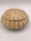 Handmade Sweetgrass Basket with Lid