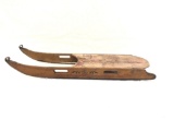 Antique Paris Mfg. Wooden Sled