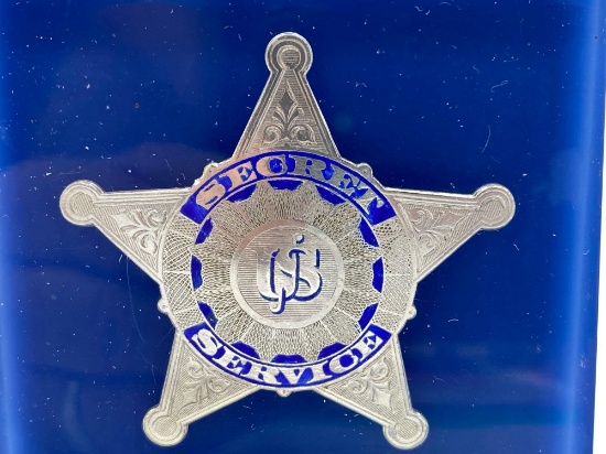 Secret Service Agent Charles Potts Retirement Badge