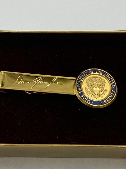 Rare Dan Quayle Vice President Tie Clip