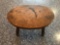 Antique oval wood foot stool