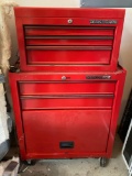 Large Rolling Toolbox with assorted tools
