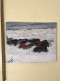 Painting on Canvas signed Gayle Mirabito 94'