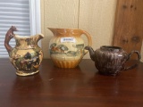 Assorted Lot of 3 Pitchers
