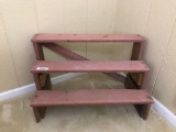 3 Step Display Shelf (floor or tabletop)