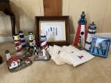 Misc. Box Lot of Lighthouse Items