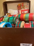 Assorted Box Lot of Christmas Ribbon