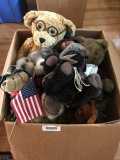 Box Lot of Assorted Stuffed Bears