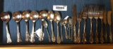 Assorted silverware- some silver plate