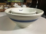Set of 3 Zane Ware bowls