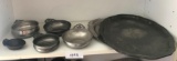 Assorted Lot of Trays & Dishes (some Pewter)