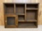 Barber?s Wooden Display Shelf