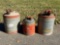 Vintage Metal Gas Can Lot