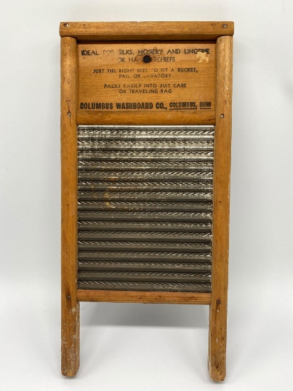 Antique Columbus washboard