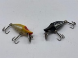 Heddon Tiny Runt Vintage Fishing Lure Lot of 2