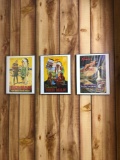 Lot of 3 Red Man Tobacco Advertising Prints