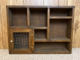 Barber?s Wooden Display Shelf