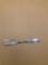 Mudge coin Silver Dessert/Fish fork