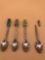 Mexico Silver Spoons Set of 4.