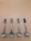 Alpaca Mexico Soup Spoons. Set of 4.