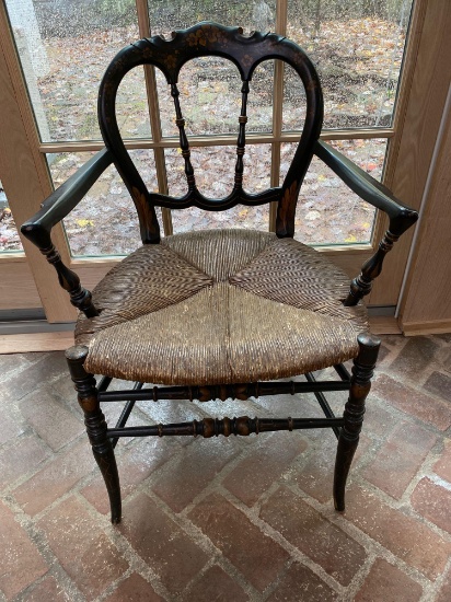 1850s Antique Hitchcock Style Armchair 1 of 2
