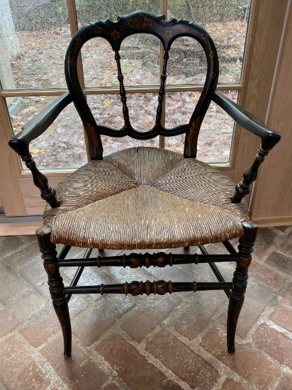 1850s Antique Hitchcock Style Armchair 2 of 2