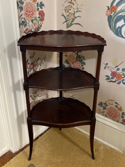 3 Tier Corner Shelf Table