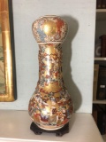 Satsuma Japanese Vase of young children
