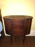 Martha Washington Wooden Sewing Cabinet