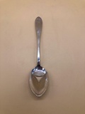 HM & S silver cheese spoon