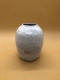 JugTown Creme White Vase