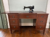 1951 Singer 100th Anniversary Sewing Machine and Table