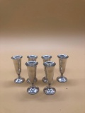 Sterling Silver Cordial set of 6