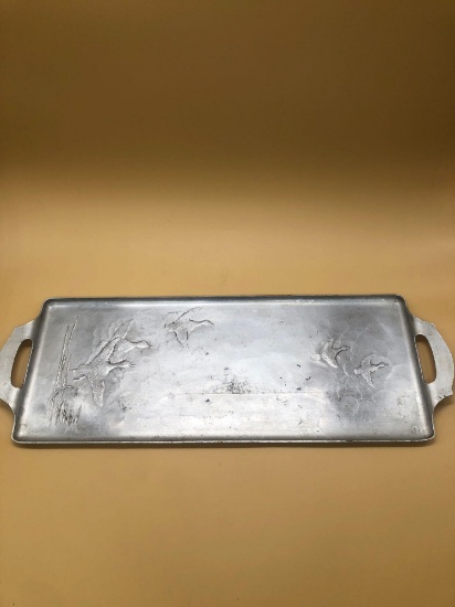 Wendell August Forge Pewter Tray with Ducks