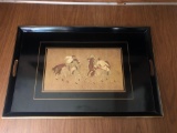 Chinese Polo Players Tray