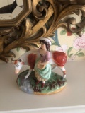Antique Old Staffordshire cow figure 2 of 2.