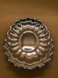 Reed & Barton Silver Plate Scalloped Bowl 1 of 2