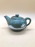 Pisgah Forest Pottery Cameo Tea Pot Signed W.B. Stevens c. 1946