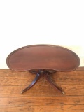 Small Curved Wooden Table