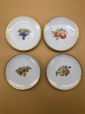Pasco Fruit Plates - set of 4
