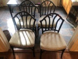 Willow and Reed Bamboo chairs set of 4