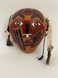 African Tribal Gourd Mask