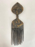 African Tribal (Ashanti) Wooden Comb