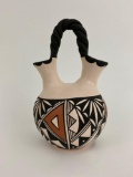 Acoma Pueblo Wedding Vase Signed by Louis, Nadine Mansfield