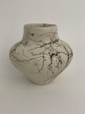 Acoma Pueblo Horsehair Pottery Jar signed by Corrine Louise