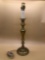 Brass Candle Stick Converted Lamp 2 of 2