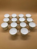 WedgeWood Josephine Ivy TeaCups set of 14