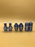 Chinese Miniature Vases Set of 6