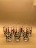 Christmas HighBall Glasses set of 7