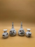 Herend Mini Vases Set of 4